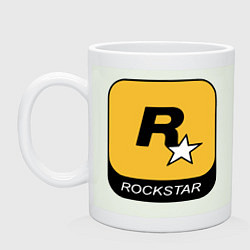 Кружка керамическая Rockstar, цвет: фосфор