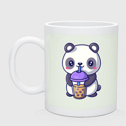 Кружка керамическая Panda drink, цвет: фосфор