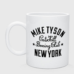 Кружка керамическая Mike Tyson: New York, цвет: белый