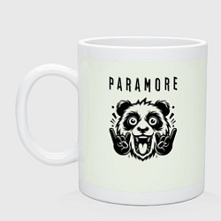 Кружка керамическая Paramore - rock panda, цвет: фосфор