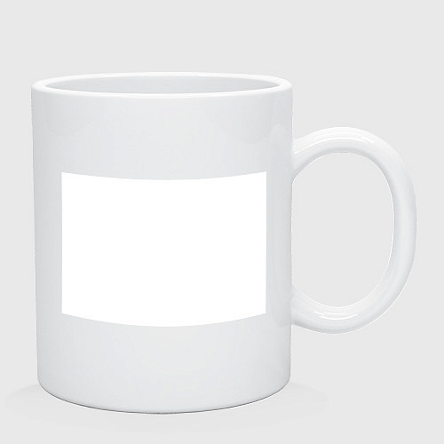 Кружка Нарисованный волк зубами щёлк / Белый – фото 2