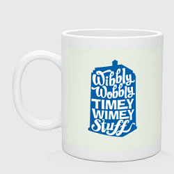 Кружка керамическая Timey stuff, цвет: фосфор