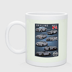 Кружка керамическая Skyline GTR, цвет: фосфор