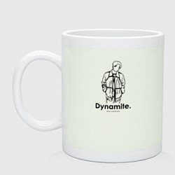 Кружка керамическая BTS Dynamite Jeon Jungkook, цвет: фосфор