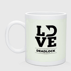 Кружка керамическая Deadlock love classic, цвет: фосфор