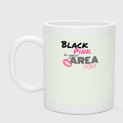 Кружка керамическая Blackpink in your area, цвет: фосфор