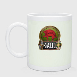 Кружка керамическая Галлы: кельтская символика, цвет: фосфор
