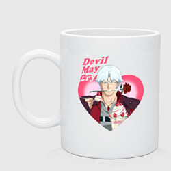 Кружка керамическая Devil May Cry - Dmc Dante for Valentines Day in th, цвет: белый
