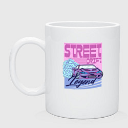 Кружка керамическая Street drift, цвет: белый