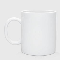 Кружка керамическая Девушка пони за рулём, цвет: белый