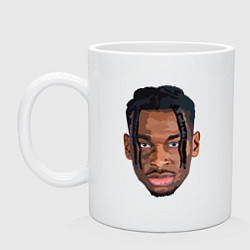 Кружка керамическая Шей, цвет: белый