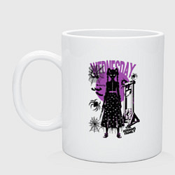 Кружка Уэнсдэй с ножом