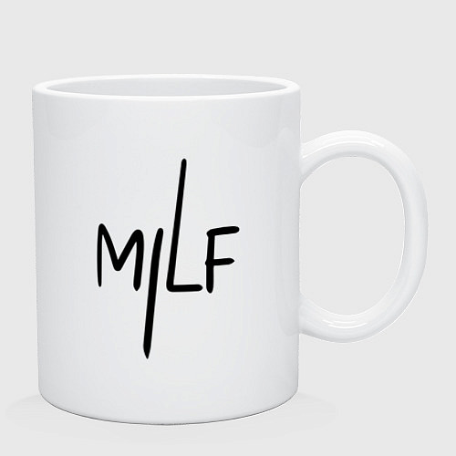 Кружка Milf - мемная фраза из сериала / Белый – фото 2