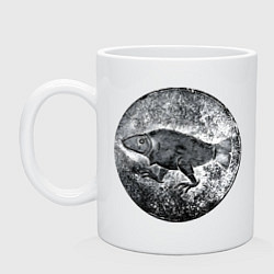 Кружка керамическая Путешествие в Ригу, цвет: белый