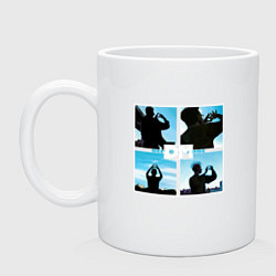 Кружка керамическая Depeche Mode world in my eyes, цвет: белый