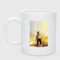 Кружка керамическая Logan, цвет: белый