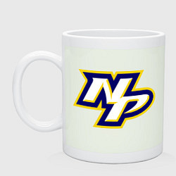 Кружка керамическая HC Nashville Predators Short, цвет: фосфор