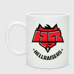 Кружка керамическая Hellraisers, цвет: фосфор