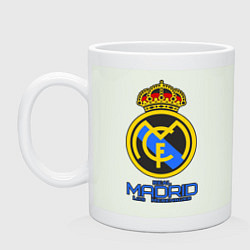 Кружка керамическая Real Madrid, цвет: фосфор