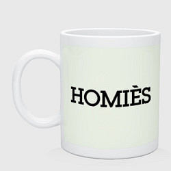 Кружка керамическая Homies, цвет: фосфор