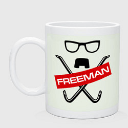 Кружка керамическая Freeman Pack, цвет: фосфор