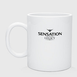Кружка керамическая Sensation: The Legacy, цвет: белый