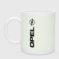 Кружка керамическая OPEL, цвет: фосфор