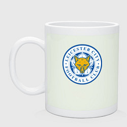 Кружка керамическая Leicester City FC, цвет: фосфор