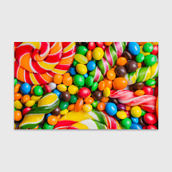 Бумага для упаковки Сладкие конфетки, цвет: 3D-принт