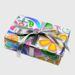 Бумага для упаковки Абстракция и цветы, цвет: 3D-принт — фото 2