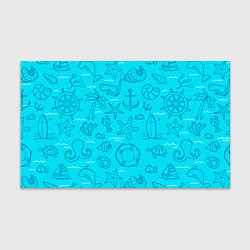 Бумага для упаковки Морская тема, цвет: 3D-принт
