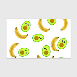 Бумага для упаковки Банан и Авокадо, цвет: 3D-принт