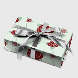 Бумага для упаковки Узор розы, цвет: 3D-принт — фото 2