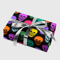 Бумага для упаковки Разноцветные черепа Готика, цвет: 3D-принт — фото 2
