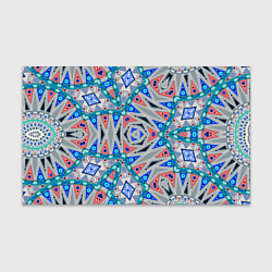 Бумага для упаковки Серо-синий абстрактный узор, цвет: 3D-принт