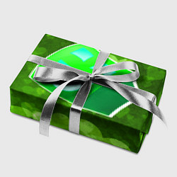 Бумага для упаковки Geometry Dash: Green Love Z, цвет: 3D-принт — фото 2