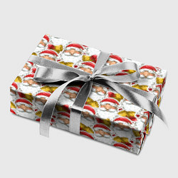 Бумага для упаковки Дед Мороз Merry Christmas, цвет: 3D-принт — фото 2