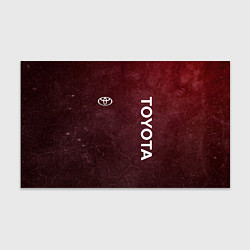 Бумага для упаковки TOYOTA RED GRUNGE, цвет: 3D-принт