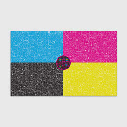 Бумага для упаковки Октагон на фоне АПВ 4 1 14, цвет: 3D-принт