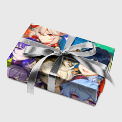 Бумага для упаковки Genshin Impact - персонажи, цвет: 3D-принт — фото 2