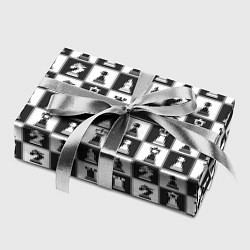 Бумага для упаковки Шахматы Шахматные Фигуры, цвет: 3D-принт — фото 2
