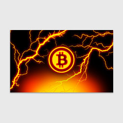 Бумага для упаковки ОГНЕННЫЙ БИТКОИН HODL IT BITCOIN, цвет: 3D-принт