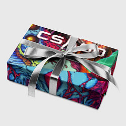 Бумага для упаковки CS GO ПОПУЛЯРНЫЕ СКИНЫ POP SKIN, цвет: 3D-принт — фото 2