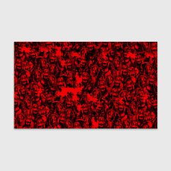 Бумага для упаковки LA CASA DE PAPEL RED CODE PATTERN, цвет: 3D-принт
