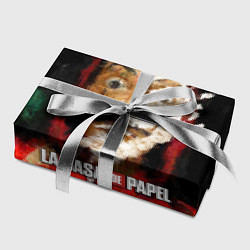 Бумага для упаковки БУМАЖНЫЙ ДОМ РИСУНОК - LA CASA DE PAPEL BELLA CIAO, цвет: 3D-принт — фото 2