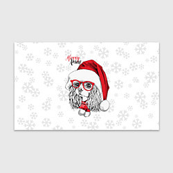 Бумага для упаковки Happy Christmas: кокер спаниель, цвет: 3D-принт
