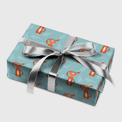 Бумага для упаковки Тигрята паттерн, цвет: 3D-принт — фото 2