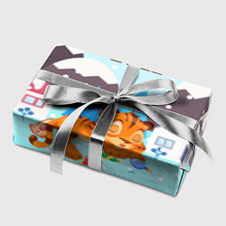 Бумага для упаковки Спящий тигренок в ожидании нового года, цвет: 3D-принт — фото 2