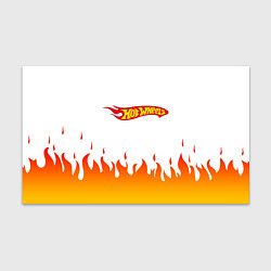 Бумага для упаковки Hot Wheels Logo Fire, цвет: 3D-принт