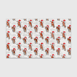 Бумага для упаковки Тигр Закат Волны, цвет: 3D-принт